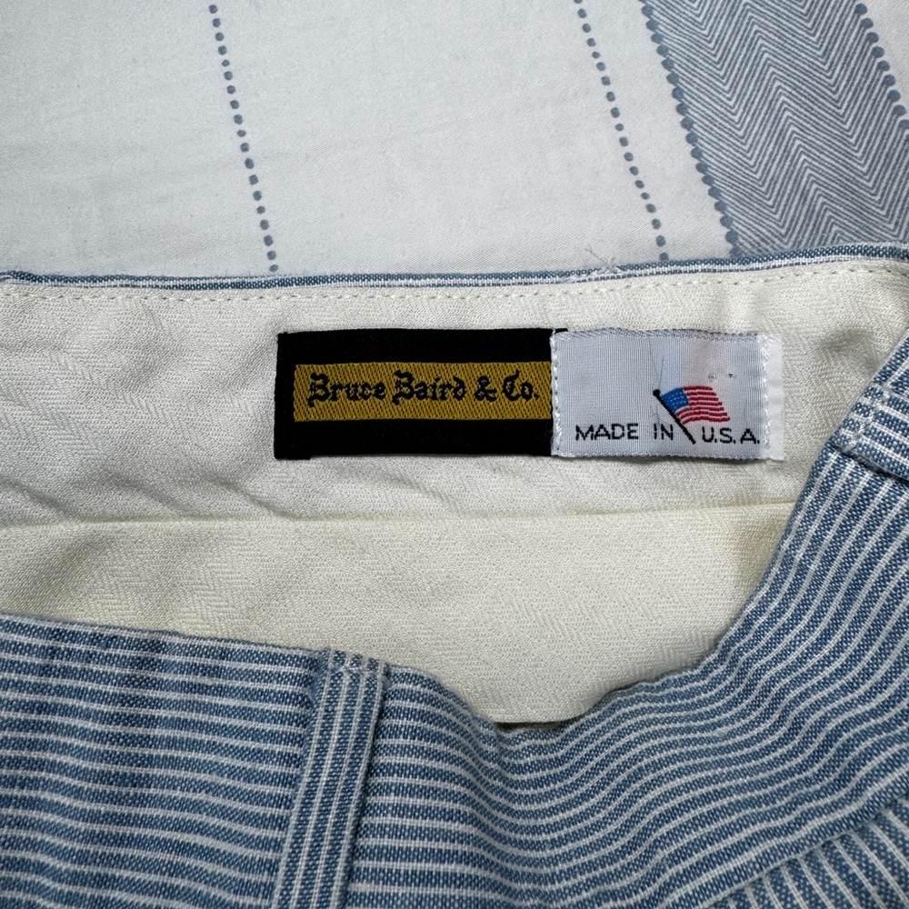 Men's Striped Dress Pants - Blue